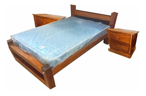 Cama Matrimonial Con Mesas De Noche