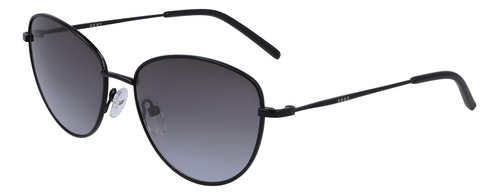 Dkny Mujer Dk103s Cat-eye Anteojos De Sol, Gris Plomo,