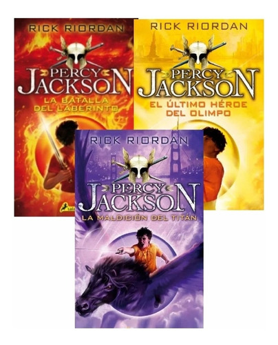 Percy Jackson #3 ,4 Y 5 ( Libros Nuevos Y Originales )