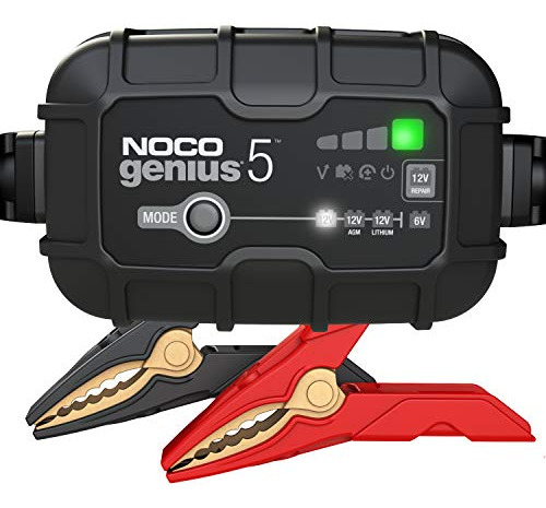 Noco Genius5, 5-amp Fully-automatic Smart Charger, 6v And 12