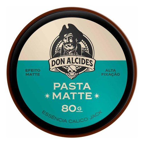Kit Shampoo 1000ml E Pasta Matte Cálico Jack Don Alcides