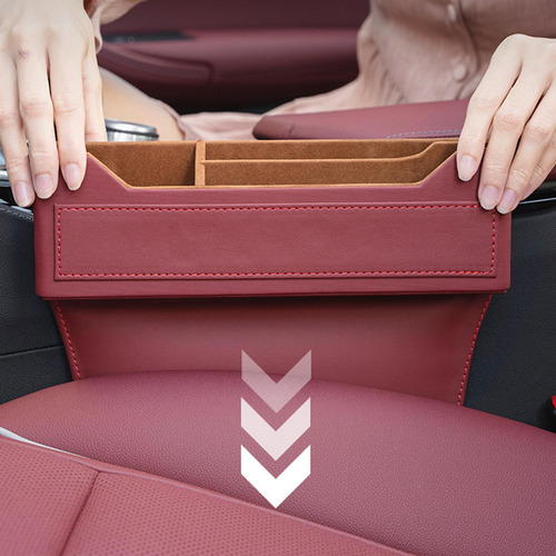 Organizador De Relleno De Espacio De Asiento De Coche Rojo