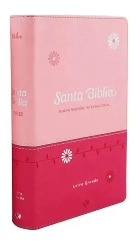 Biblia Nueva Version Internacional Letra Grande Fucsia/ Rosa