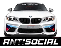 Comprar Sticker Calcomanía Antisocial Parabrisas Tuning Auto Troca