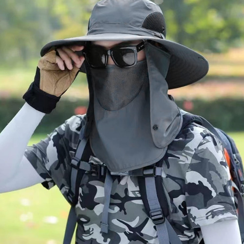 Sombrero Para Sol Hombre, Sombrero Con Protección Solar Uv