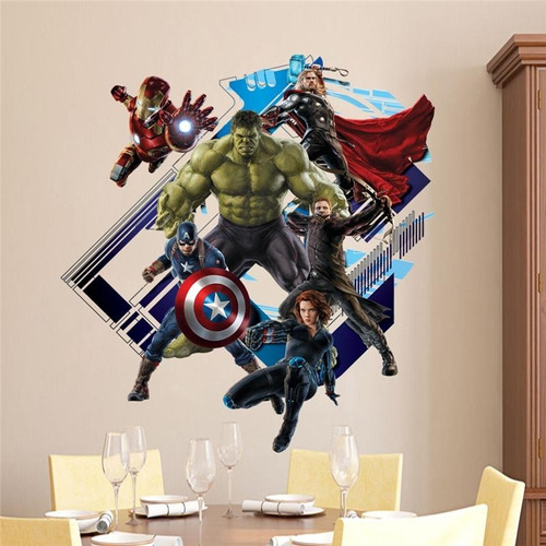 Vinilo Decorativo (sticker) Para Pared Avengers Vengadores