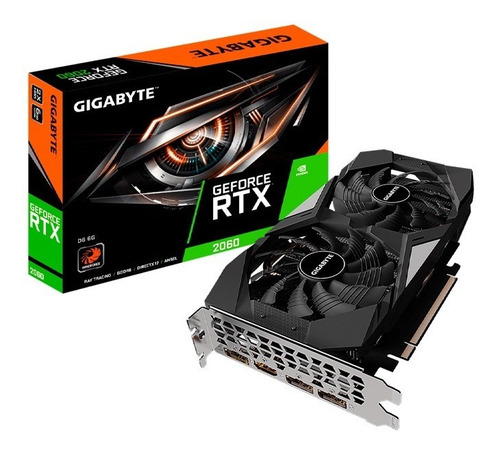 Tarjeta De Video Gigabyte Rtx 2060 Gv-n2060d6-6gd Rev 2.0