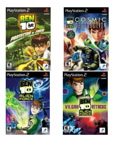 Coleção Ben 10 Ps2 (infantil) - Patch