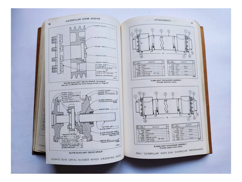 Libro Parts Book Caterpillar D398b Caterpillar 148h6 (Usado)