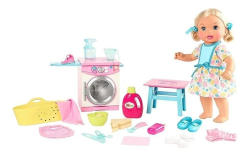 Muñeca Bebita Hora De Comer Y Jugar Little Mommy