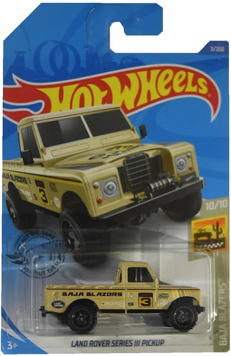 Hot Wheels Land Rover Series Ill Pickup #3 Bella Camioneta!