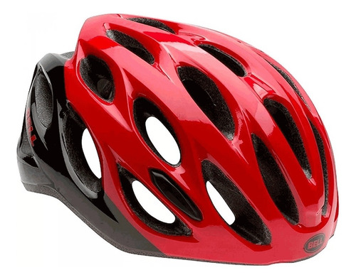 Capacete Ciclismo Bell Draft Vermelho Mtb Speed Black Friday