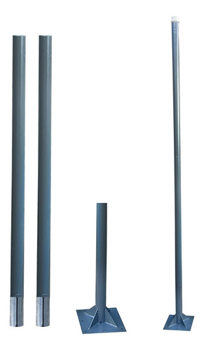 Poste De Jardim 2,20m Com Luminária Cob Branco Quente