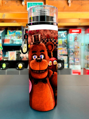 Termo Cilindro De Five Nights At Freddy's 750 Ml