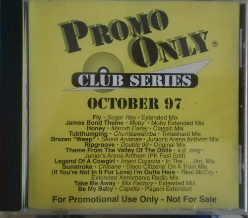 Promo Only Club Series Octubre 1997