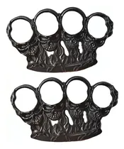 Comprar 2 Pcs Manoplas Acero Puño Americano Defensa Personal Boxer