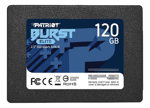 SSD 120GB Sata III 2.5'' Burst Elite PATRIOT