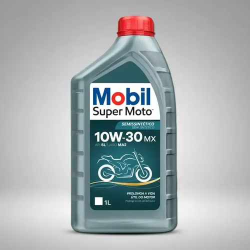 Mobil Óleo Super Moto 10w30 1 Litro Semi Sintetico 4t Mx