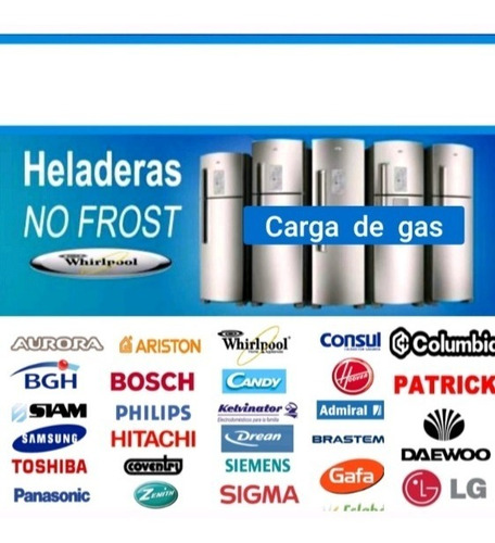 Service Heladera Carga Gas Villa Pueyrredon Devoto Agronomia