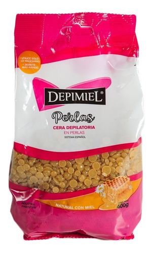 Depimiel Cera Depilatoria Perlas Natural Con Miel 400gr