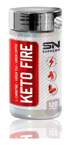 Quemador De Grasa Supreme Nutrition Keto Fire 120 Caps