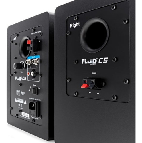 Monitor De Referência Fluid Audio C5 Classic 40w Black (par)