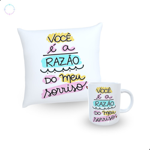 Almofada E Caneca Otima Qualidade Dia Dos Namorados Promoção