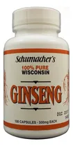 Comprar American Ginseng Capsules, 100% Pure Wisconsin Ginseng, 500m
