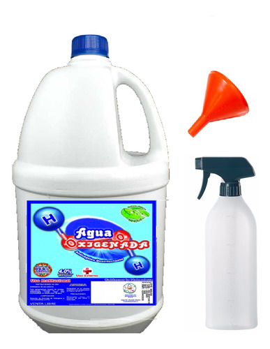 Agua Oxigenada 3800 Ml - mL a $10