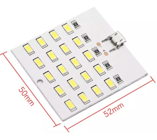 Modulo Led 5730 20 Chip Led, Entrda Micro Usb 5v 4 Piezas.