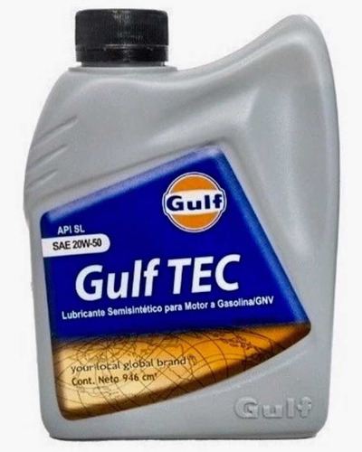 Aceite Semi Sintetico Gulf Tec 20w-50