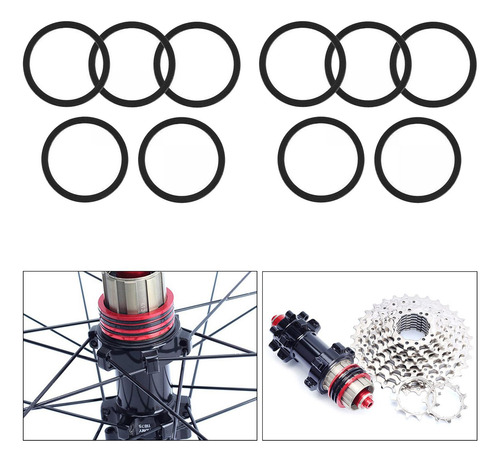 10 Arandelas De Soporte Inferior De Bicicleta De Metal