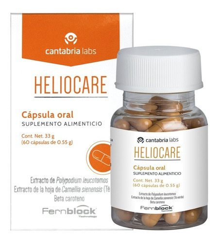 Heliocare Oral 60 Cápsulas Protección Solar