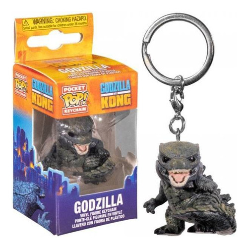 Funko Llavero Godzilla Vs Kong Keychain Pop!