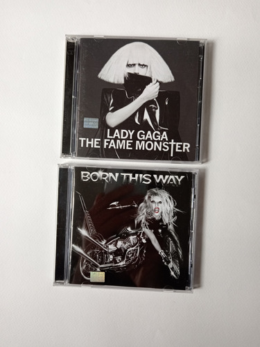 Lady Gaga The Fame Monster Y Born This Way Set Lote Cd's 