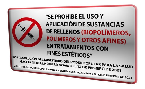 Cartel Prohibido Uso De Biopolímeros 50 X 80 En Pvc