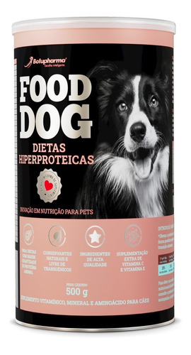 Food Dog Suplemento Dietas Hiperproteicas 500g