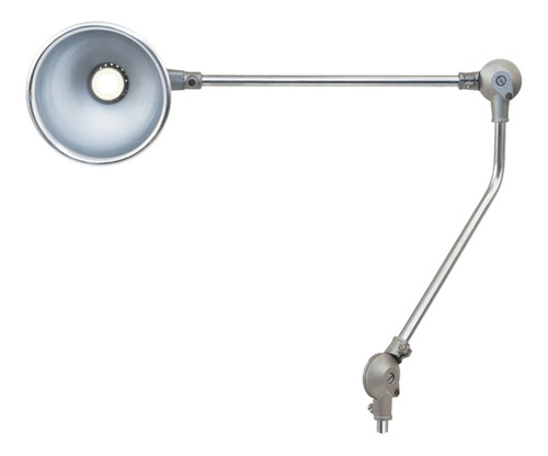 Imagen 8 de 9 de Lampara Escritorio/tablero Con Morsa Aluminio E27 Con 2 Mov