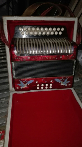 Imagen 3 de 5 de Acordeón Hohner Doble Hilera Alemana
