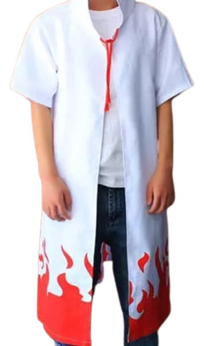 Capa Gabardina Hokage Minato Anime Naruto Shippuden Cosplay