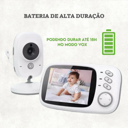 Babá Eletrônica Taktark Com Monitor Do Bebê 5 Em 1 Pronta 11