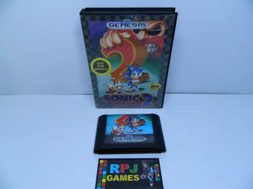 Sonic 2 , Item Original - Jogo para Mega Drive - Ifgames Diversões