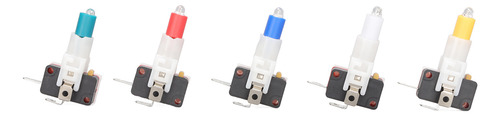 Interruptor De Botón De Máquina Led Piezas De