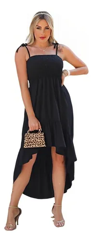 Vestido Calda Sereia Preto MercadoLivre
