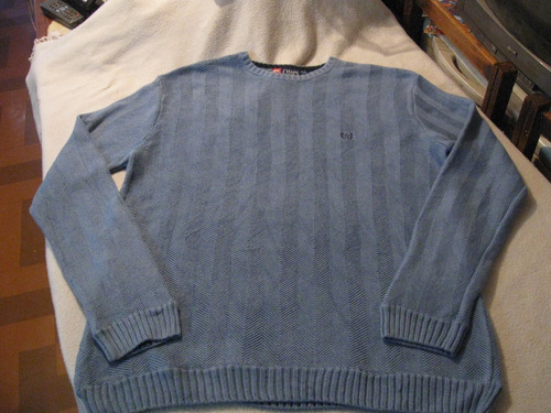 Sweater; Cuello Redondo Chaps De Ralph Lauren Talla L Celest