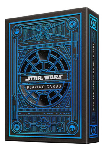 Baraja Cartas Star Wars Light Side Azul Theory11