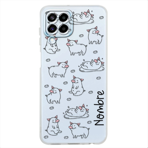 Funda Para Galaxy Cerditos Personalizada Nombre