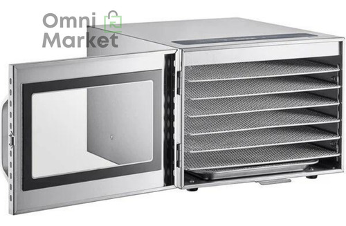 Delux Deshidratador De Alimentos 6charolas, Acero-inoxidable