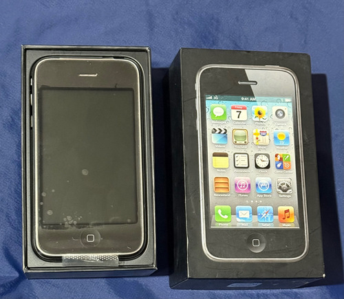 Iphone 3gs En Caja Que Coincide Con El Imei Está Impecable Negro (Usado)