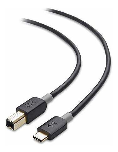 Cable Importa El Cable De Impresora Usb C (usb C A Usb B / U